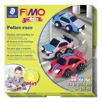Fimo Kids Form & Play Police Race modeller 4 farver a 42g