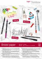 Tombow Bristol skitseblok A6 250g 25ark