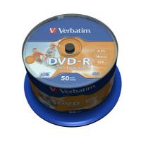 Verbatim DVD-R 16x 4,7GB print. spindle BULK (50)