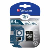 Micro SDXC Card PRO 64GB U3 with Adaptor sort