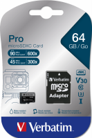 Micro SDXC Card PRO U3 Class 10 A2 512GB w/adaptor sort