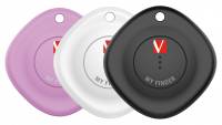 VERBATIM My Finder Bluetooth Item, sort/hvid/lilla i en pakke