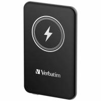 Verbatim Charge ´n´ Go magnetisk trådløs Power Bank 5000, sort