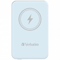 Verbatim power trådløs P5000 MAH UBS-C PD 20W 15W blå