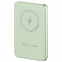 Verbatim power trådløs P10000 mAh UBS-C PD 20W 15W grøn