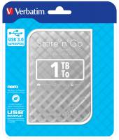 Verbatim 1TB Hard Drive 2,5'' Store ´N´ Go USB 3.0, sølv (Gen.2)