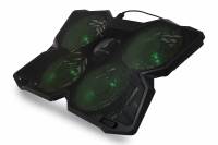 SureFire Bora Gaming Laptop kølepad sort og grøn