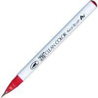Zig Clean Color vandbaseret pensel pen 029 fluorescerende geranium rød