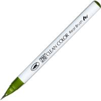 Zig Clean Color vandbaseret pensel pen 043 fluorescerende oliven grøn