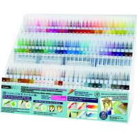 Zig Clean Color Pensel Pen display med 356 farver