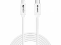 Sandberg USB-C til USB-C kabel 3.1 G2 100W, 2 meter hvid