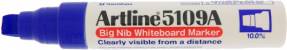 Artiline whiteboardpenne Artline 5109A 10mm BIG skrå spids blå