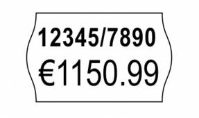 Avery labels permanent 26x16 G2 10 ruller pr pakke hvid