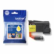 Brother LC521Y gul original blækpatron 200 sider