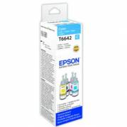 Epson C13T664240 T6642 original blækrefill cyan blå