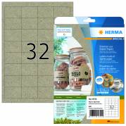 Herma etiket Silphie 48,3x33mm i kraftpapir, 32 etiketter pr ark, 20 ark, genbrugspapir