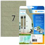 Herma etiket Silphie 192x38mm i kraftpapir, 7 etiketter pr ark, 20 ark, genbrugspapir