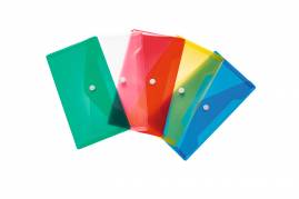 Herma kuvertmappe str 22x12cm 5 stk i farver