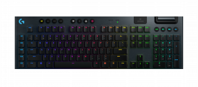 Logitech G915 trådløst RGB Mech Gaming tastatur, sort nordisk