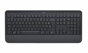 Logitech Signature K650 trådløst tastatur grå nordisk