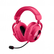 Logitech PRO X 2 LIGHTSPEED trådløst gaming headset, lyserød