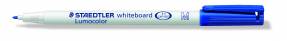 Staedtler whiteboard marker Lumocolor rund 1mm blå