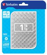 Verbatim 1TB Hard Drive 2,5'' Store ´N´ Go USB 3.0, sølv (Gen.2)