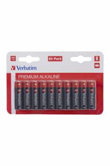 Køb Verbatim AA/LR6 alkaline batterier 20 stk