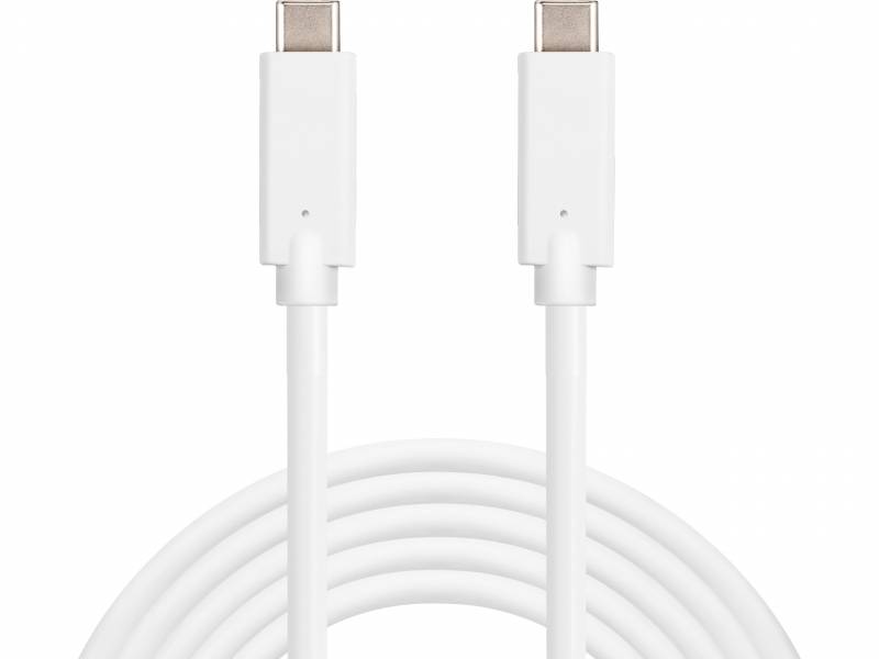 Sandberg USB-C til USB-C kabel 60W 2,0 meter hvid