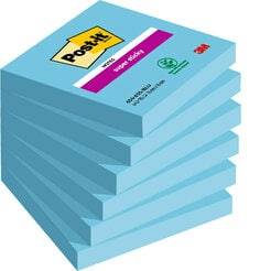 3M Post-it SS-Notes 76x76 blå, 6 stk
