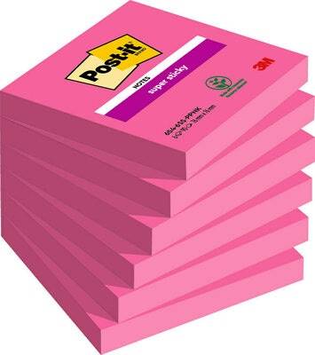 3M Post-it SS-Notes 76x76 pink, 6 stk