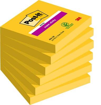 3M Post-it SS-Notes 76x76 ultra-farver gul