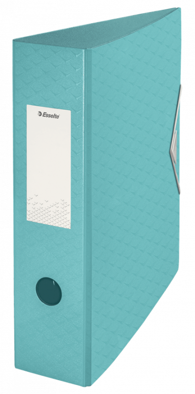 Brevordner Poly Foam Colour'Ice A4 75mm bl&aring;