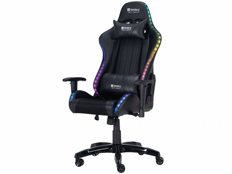 Sandberg Commander RGB Gaming stol sort