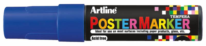Artline Poster Marker med 12mm rund spids blå