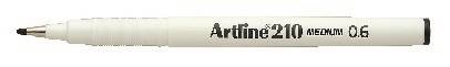 Artline fineliner 210 M 0.6 sort