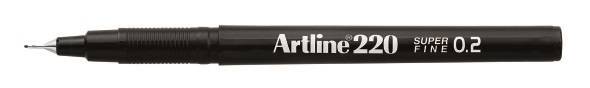 Artline fineliner 220 SF 0.2 sort