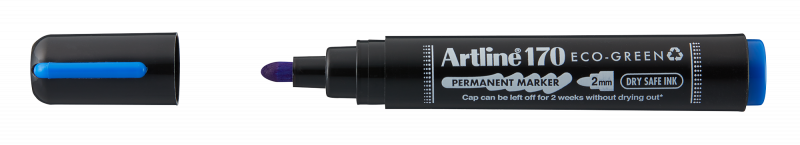Artline permanent marker 170 ECO-GREEN 2.0mm Dry Safe bl&aring;