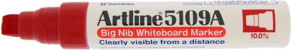 Artiline whiteboardpenne Artline 5109A 10mm BIG skrå spids rød