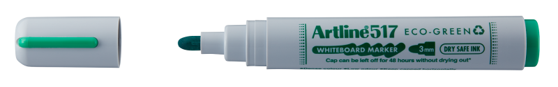 Artline 517 whiteboardmarker ECO-GREEN med rund spids gr&oslash;n