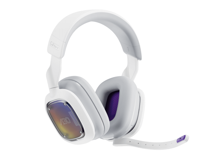 Astro gaming A30 trådløst gaming Headset, hvid/lilla til Xbox