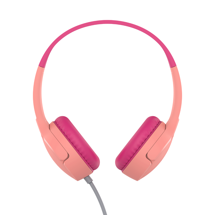 Belkin SOUNDFORM Mini Wired On-Ear Headphones til børn, Pink
