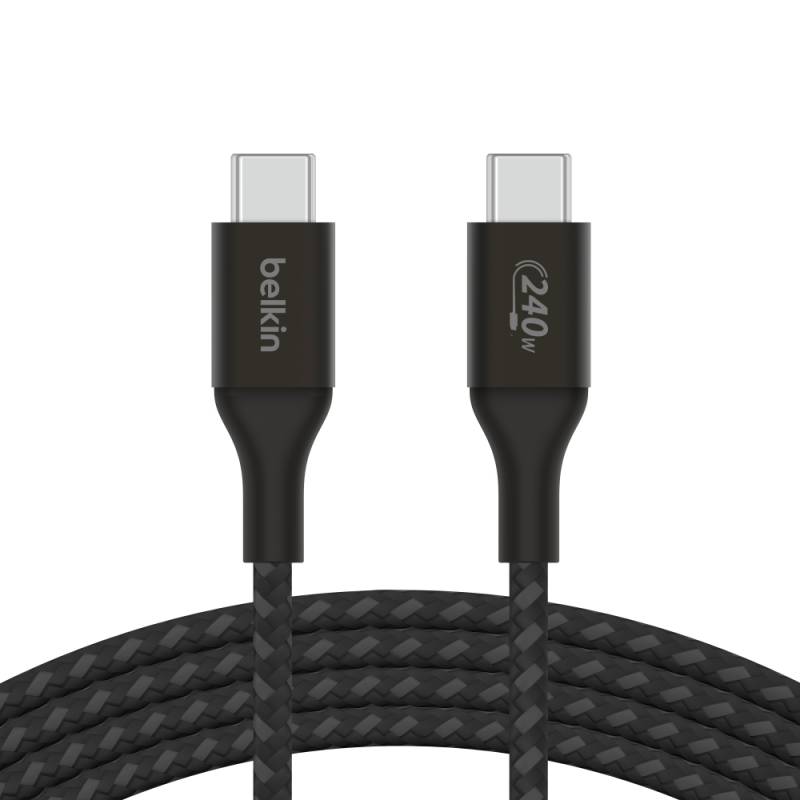 Belkin boost oplader kabel 240W USB-C til USB-C Cable 1meter sort