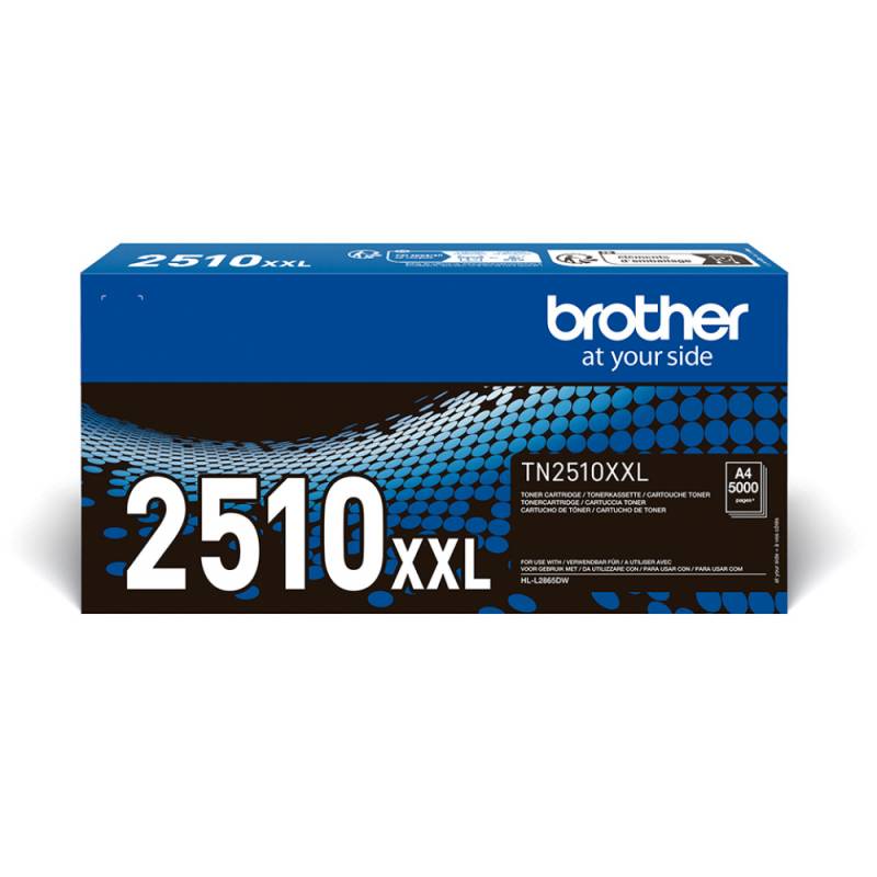 Brother TN2510XXL original lasertoner høj kapasitet sort, 5K