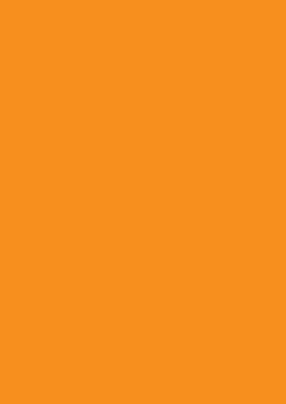 Farvet papir A4 130g svanemærket 50 ark orange