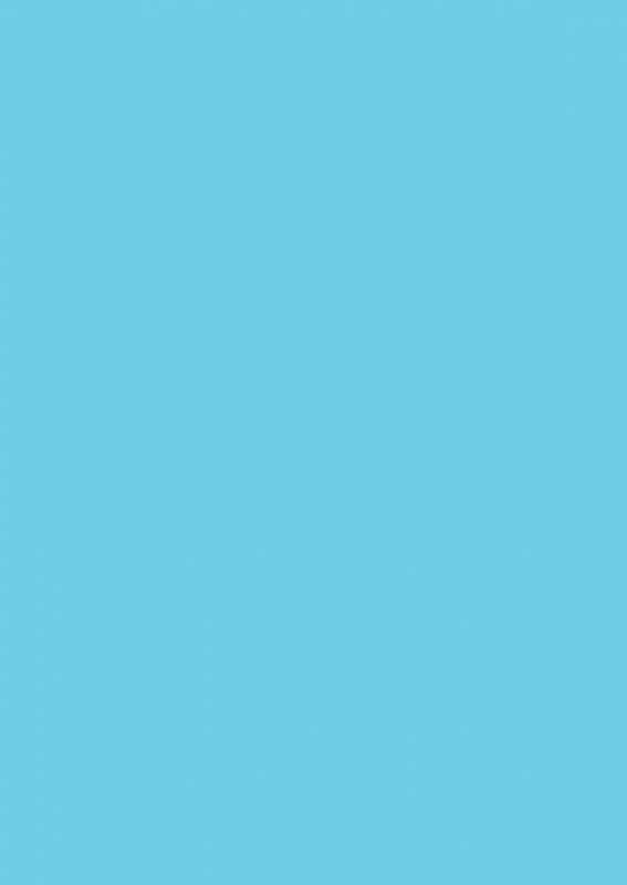 Farvet papir A4 130g svanemærket 50 ark himmelblå