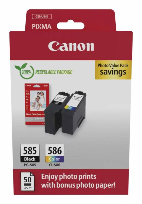 Canon PG-585/CL-586 original blækpatron Photo Value Pack