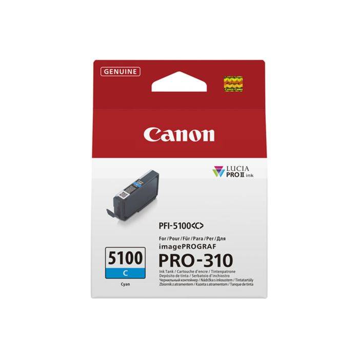 Canon PFI-5100C original blækpatron blå