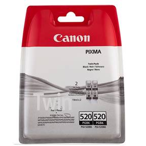 Canon PGI-520 original blisterpak dobbeltpak blækpatron sort