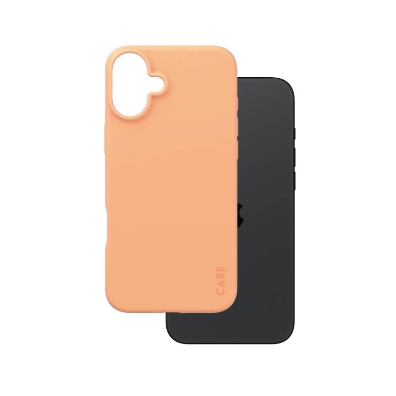 PanzerGlass® CARE iPhone 16 plus cover Peachy lysbrun